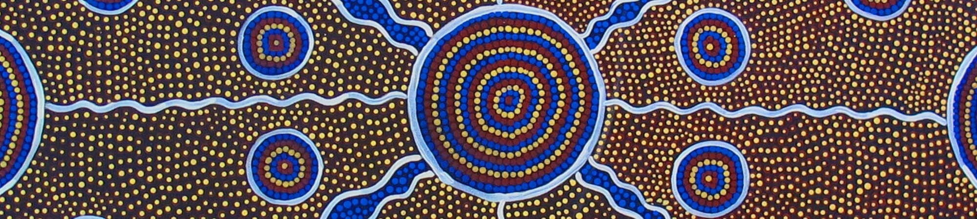 Aboriginal artwork banner